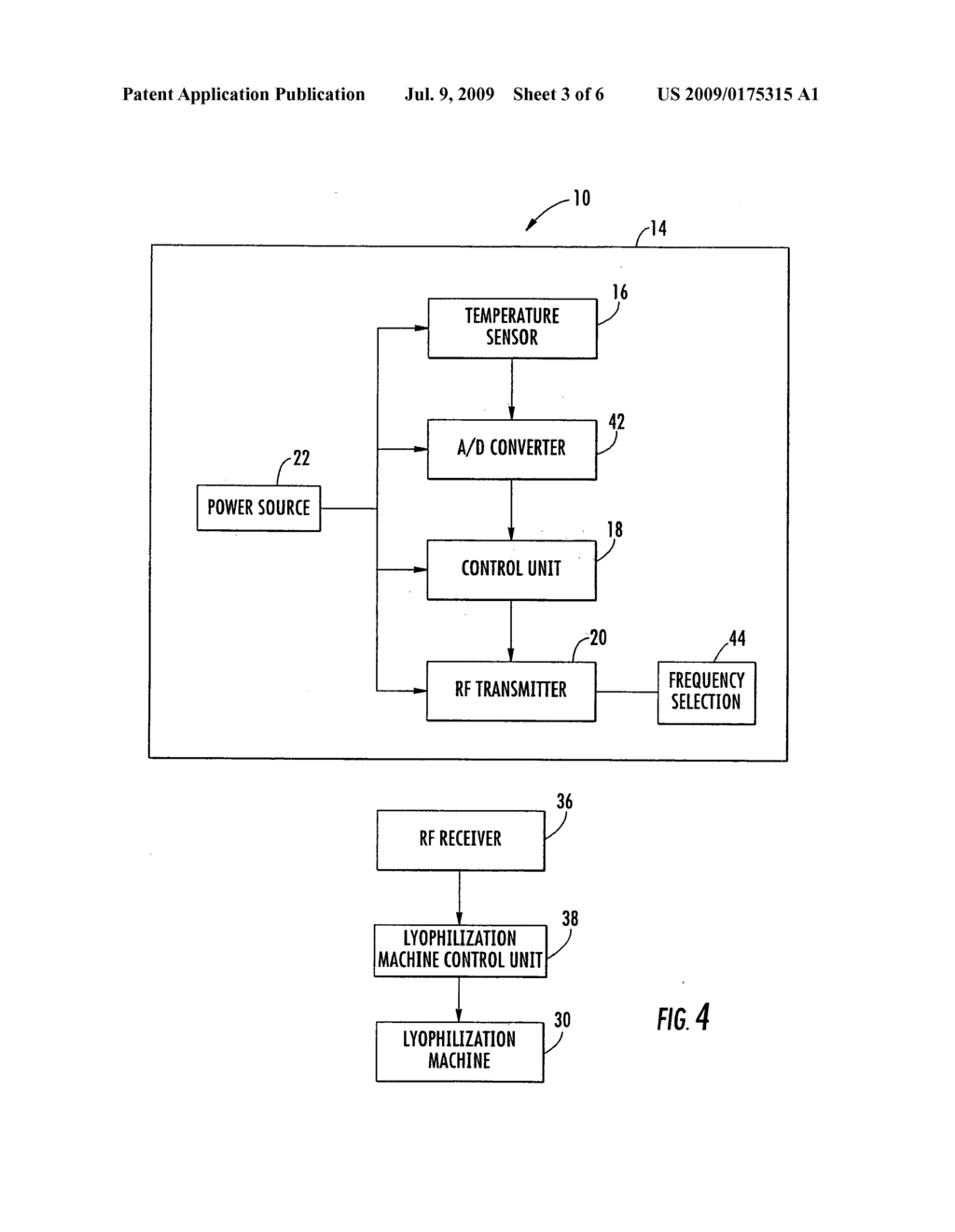 Wireless temperature sensing system for lyophilization processes - diagram, schematic, and image 04