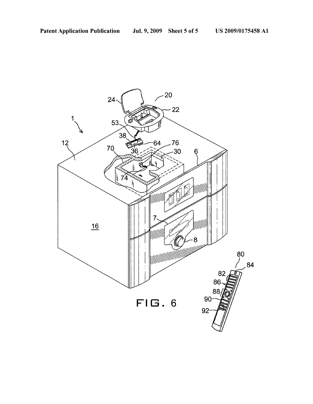 Subwoofer docking station - diagram, schematic, and image 06