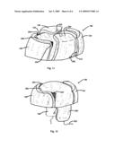 Headgear for Docking and Listening to Portable Audio Devices diagram and image