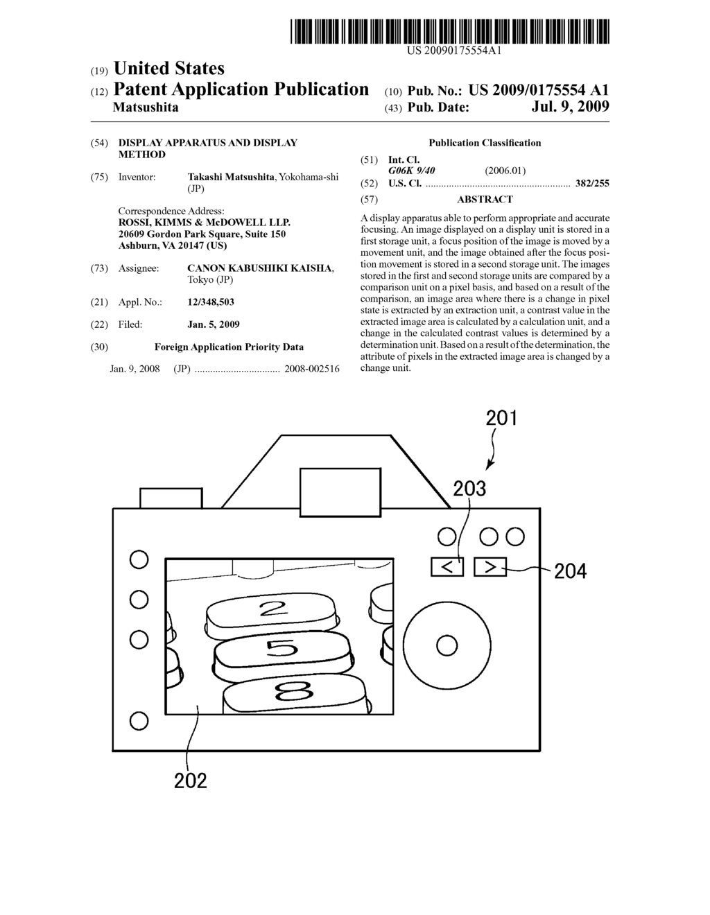 DISPLAY APPARATUS AND DISPLAY METHOD - diagram, schematic, and image 01