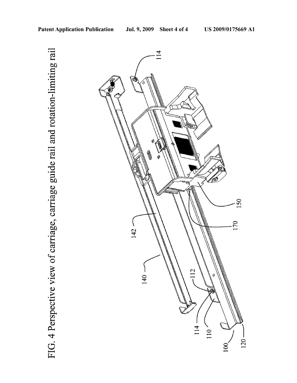 GUIDE RAIL FOR CARRIAGE PRINTER - diagram, schematic, and image 05