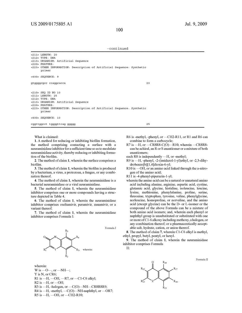 Neuraminidase Inhibitors and uses thereof - diagram, schematic, and image 116