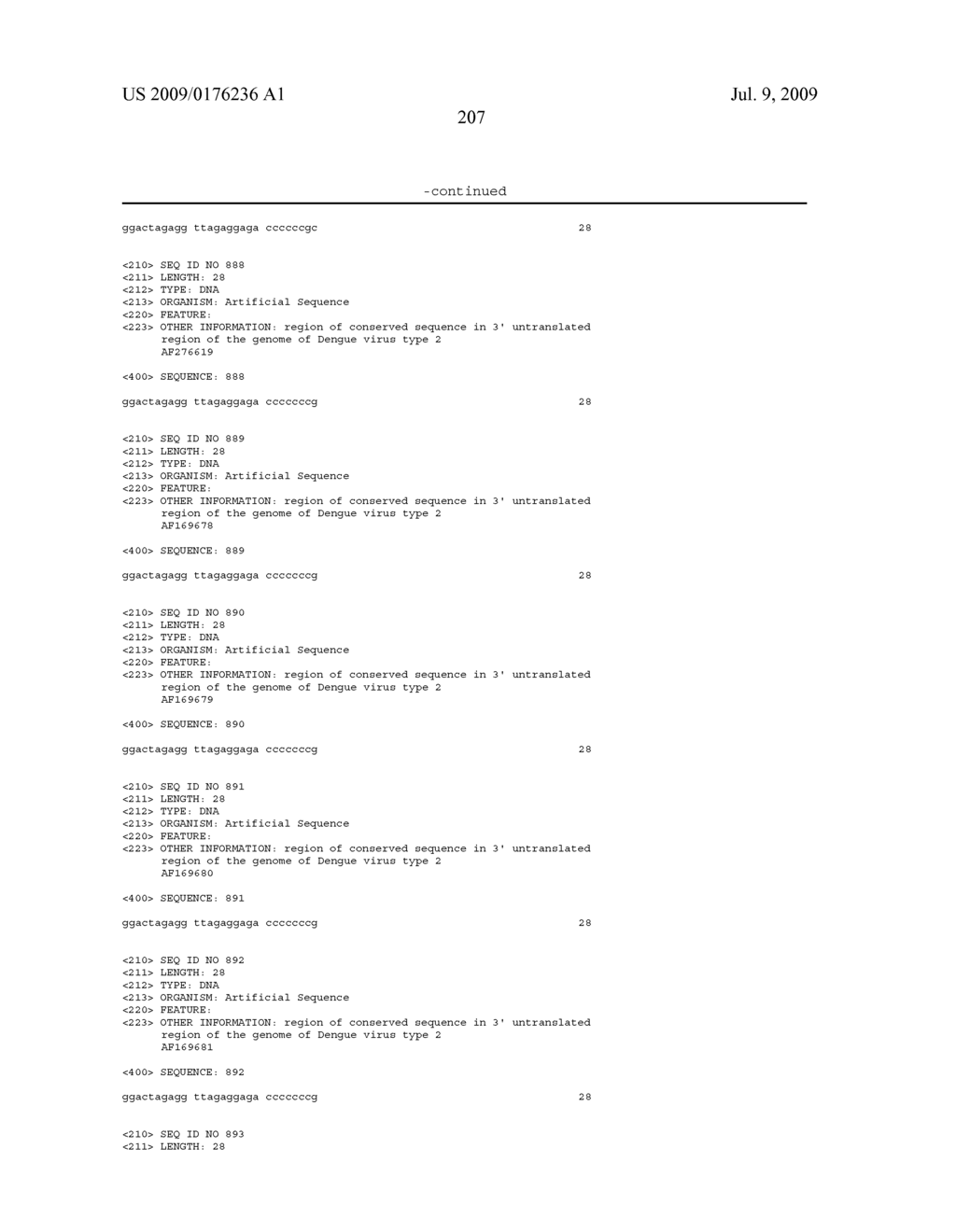 Compositions and Methods for Detecting Certain Flaviviruses, Including Members of the Japanese Encephalitis Virus Serogroup - diagram, schematic, and image 230