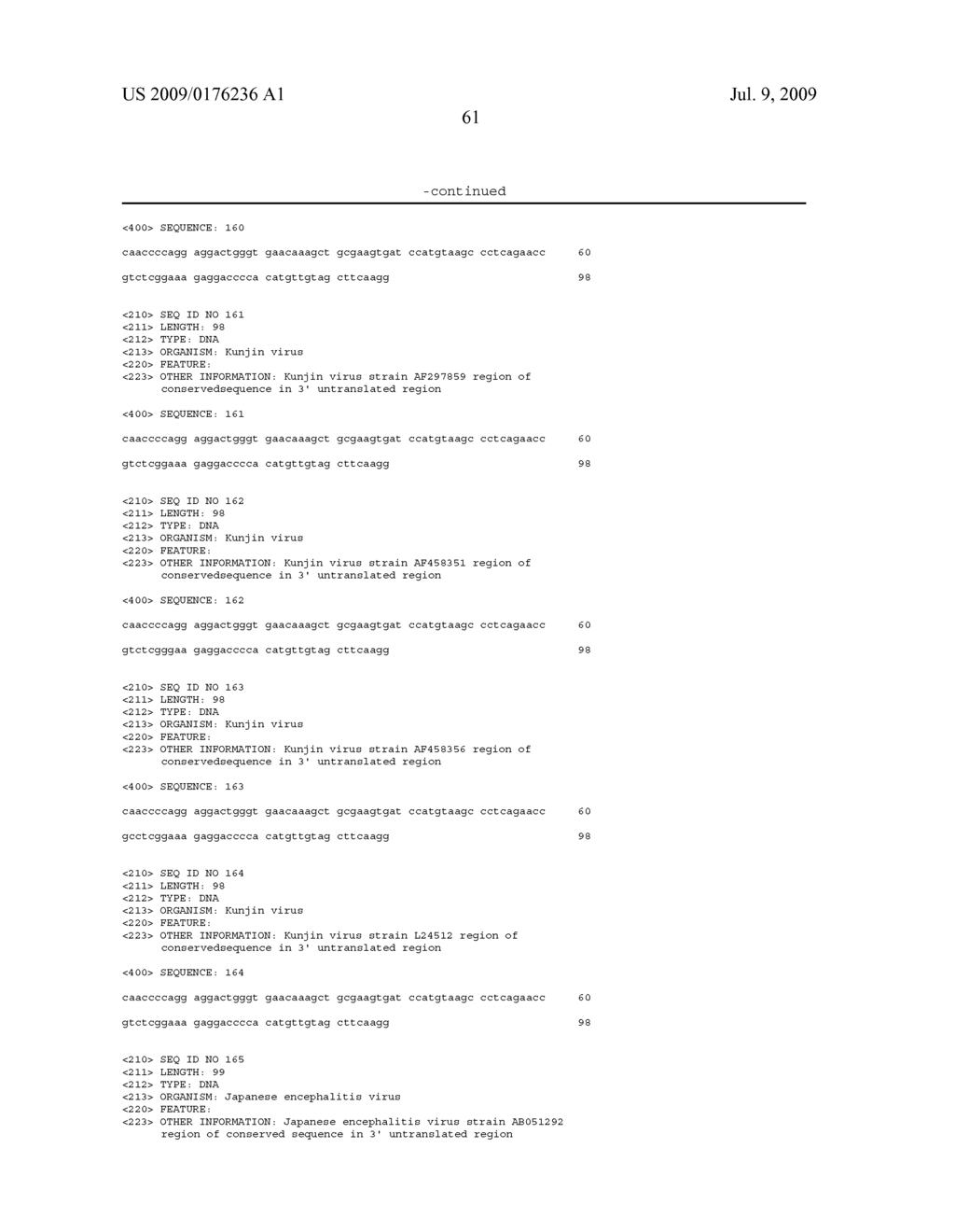 Compositions and Methods for Detecting Certain Flaviviruses, Including Members of the Japanese Encephalitis Virus Serogroup - diagram, schematic, and image 84