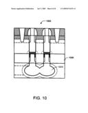 Method of multi-port memory fabrication with parallel connected trench capacitors in a cell diagram and image