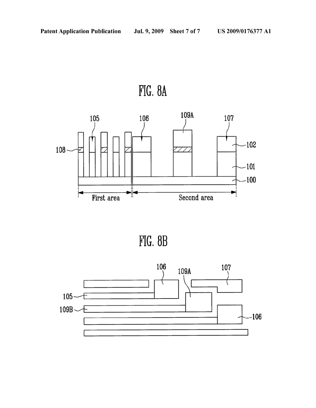 METHOD OF FORMING PATTERNS OF SEMICONDUCTOR DEVICE - diagram, schematic, and image 08