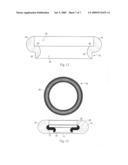 Flexible flying disc diagram and image