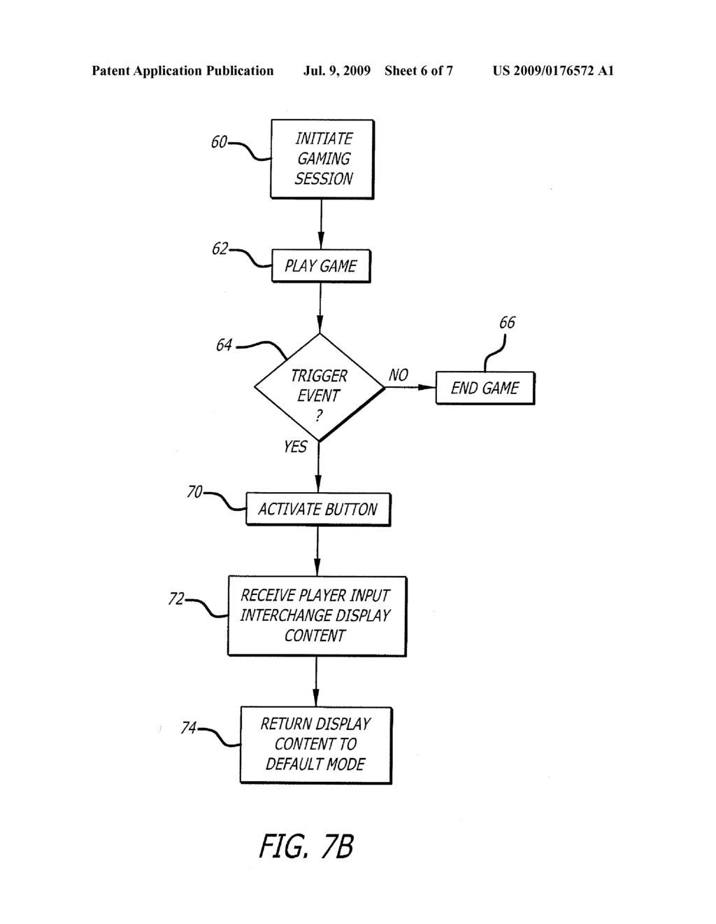 GAMING MACHINE HAVING INTERCHANGEABLE DISPLAY CONTENT - diagram, schematic, and image 07