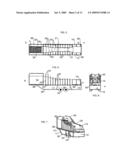 Method and apparatus for storing and transporting portable stationary sheet flow water rides diagram and image