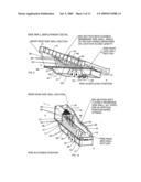 Method and apparatus for storing and transporting portable stationary sheet flow water rides diagram and image