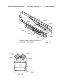 Method and apparatus for storing and transporting portable stationary sheet flow water rides diagram and image