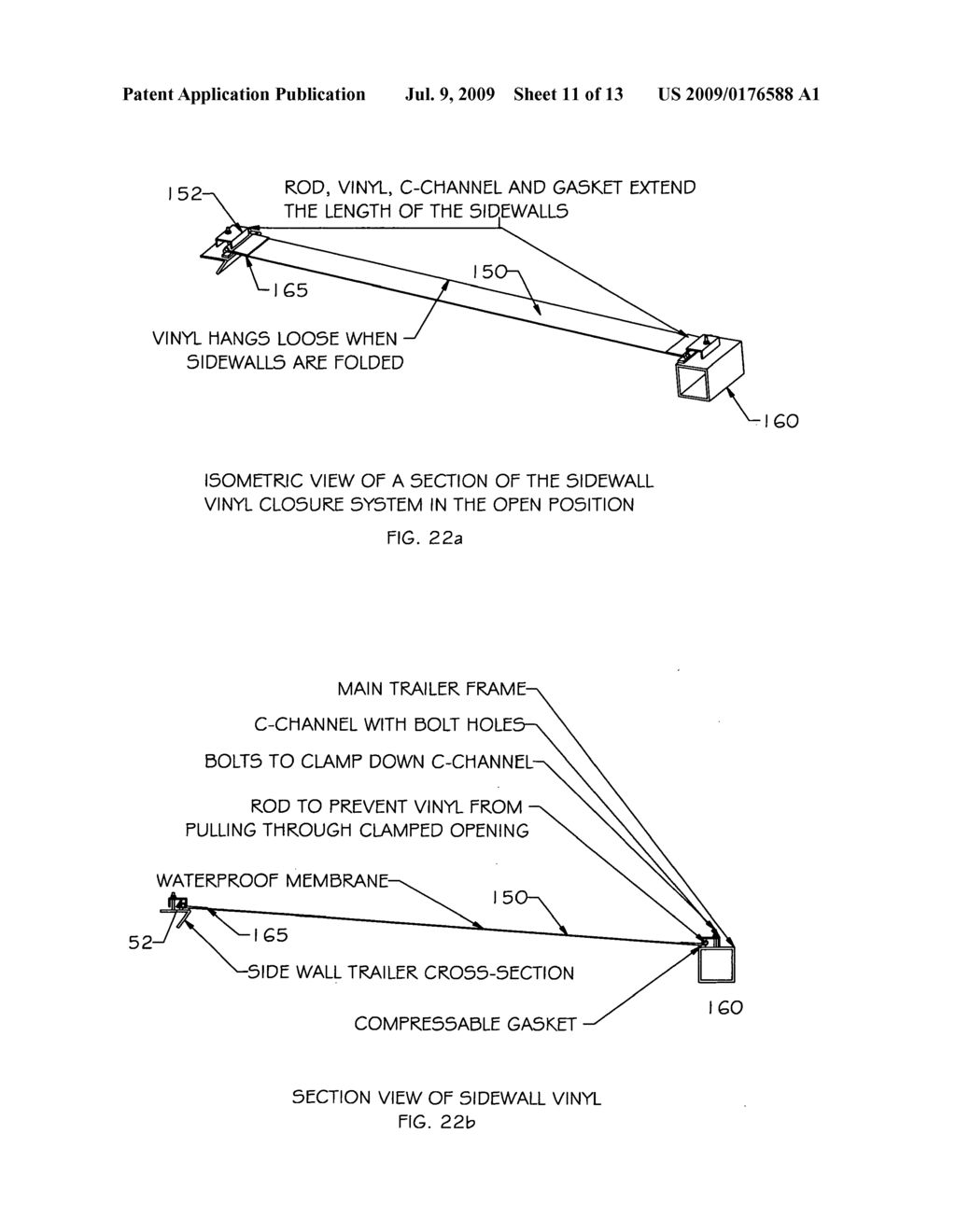 Method and apparatus for storing and transporting portable stationary sheet flow water rides - diagram, schematic, and image 12