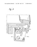 Billiard table and billiard ball storage compartment with mating connectors diagram and image