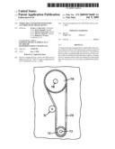 TIMING BELT TENSIONER WITH STOPS CONTROLLED BY BRAKE DEVICE diagram and image