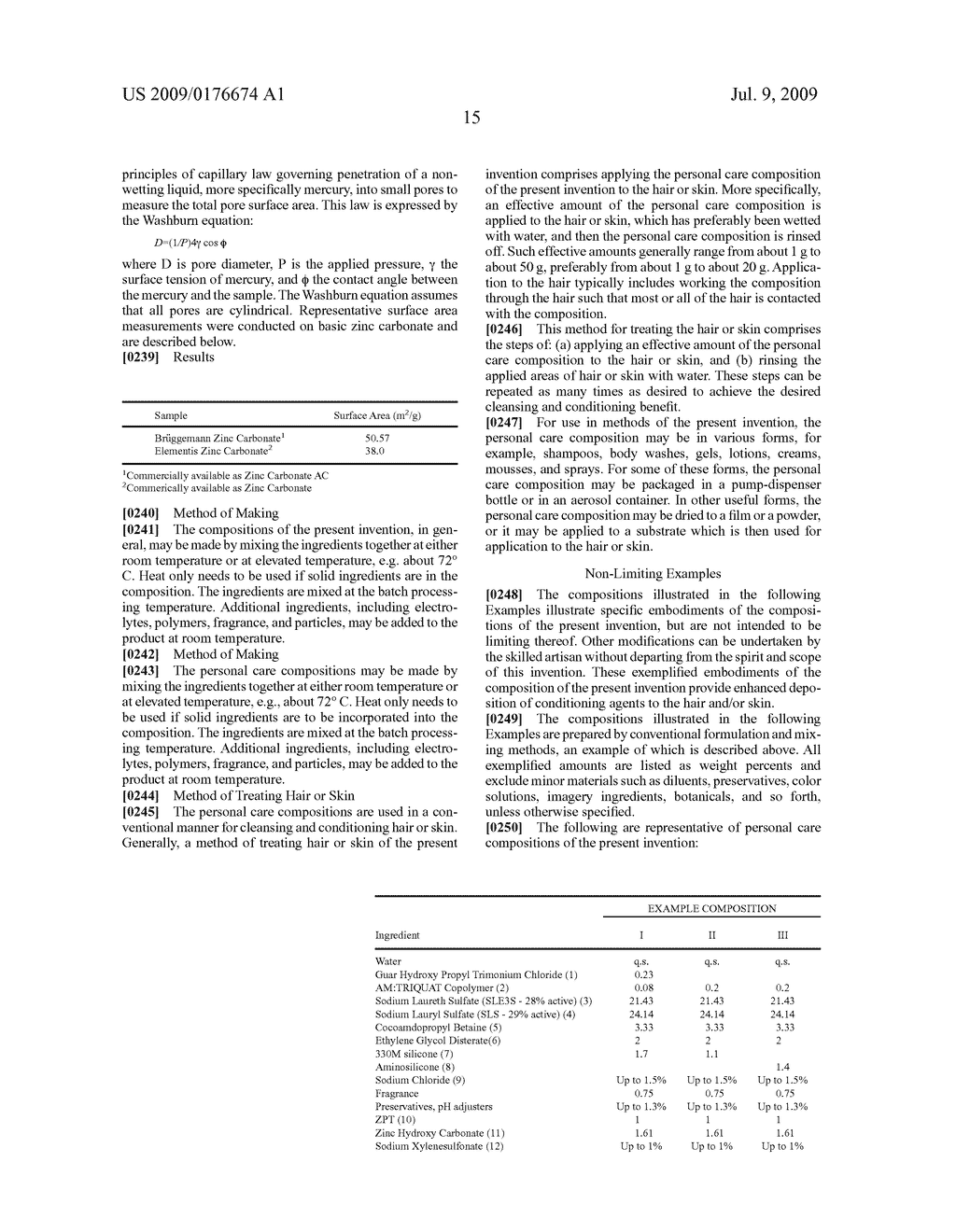 Personal care compositions containing cationic synthetic copolymer and a detersive surfactant - diagram, schematic, and image 16