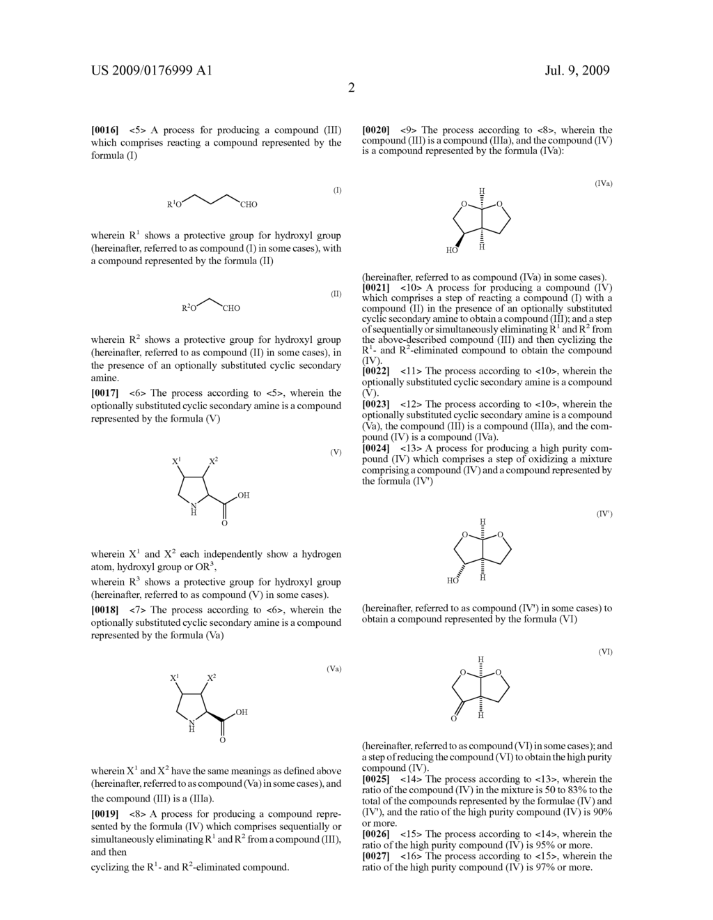 Process for producing hexahydrofurofuranol derivative - diagram, schematic, and image 03