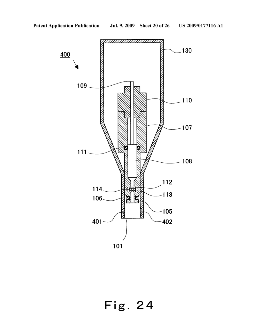 BODY FLUID SAMPLING DEVICE AND BODY FLUID MEASURING DEVICE USING THE SAME - diagram, schematic, and image 21