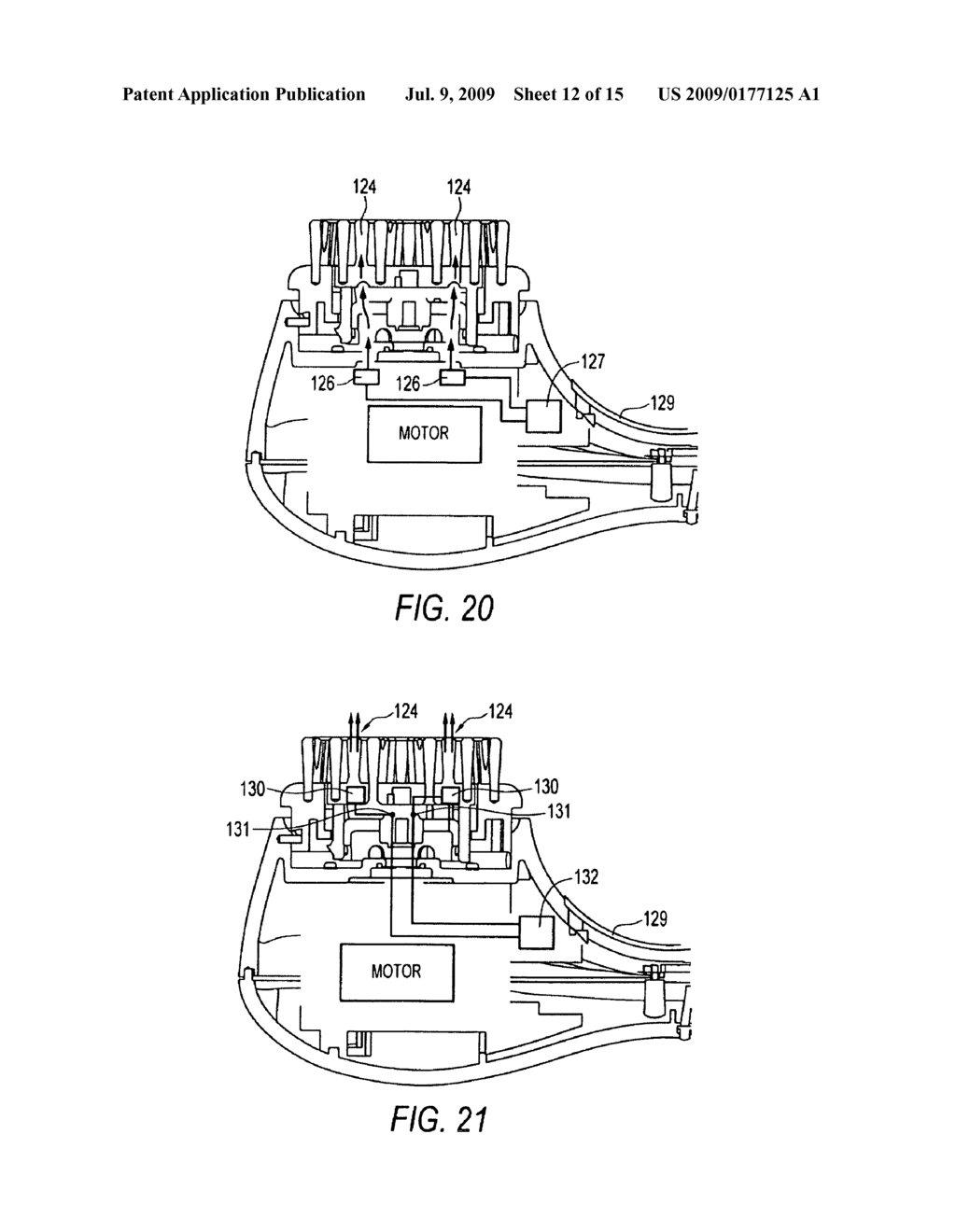 SYSTEM FOR TREATMENT OF SKIN CONDITIONS USING AT LEAST ONE NARROW BAND LIGHT SOURCE IN A SKIN BRUSH HAVING AN OSCILLATING BRUSHHEAD - diagram, schematic, and image 13