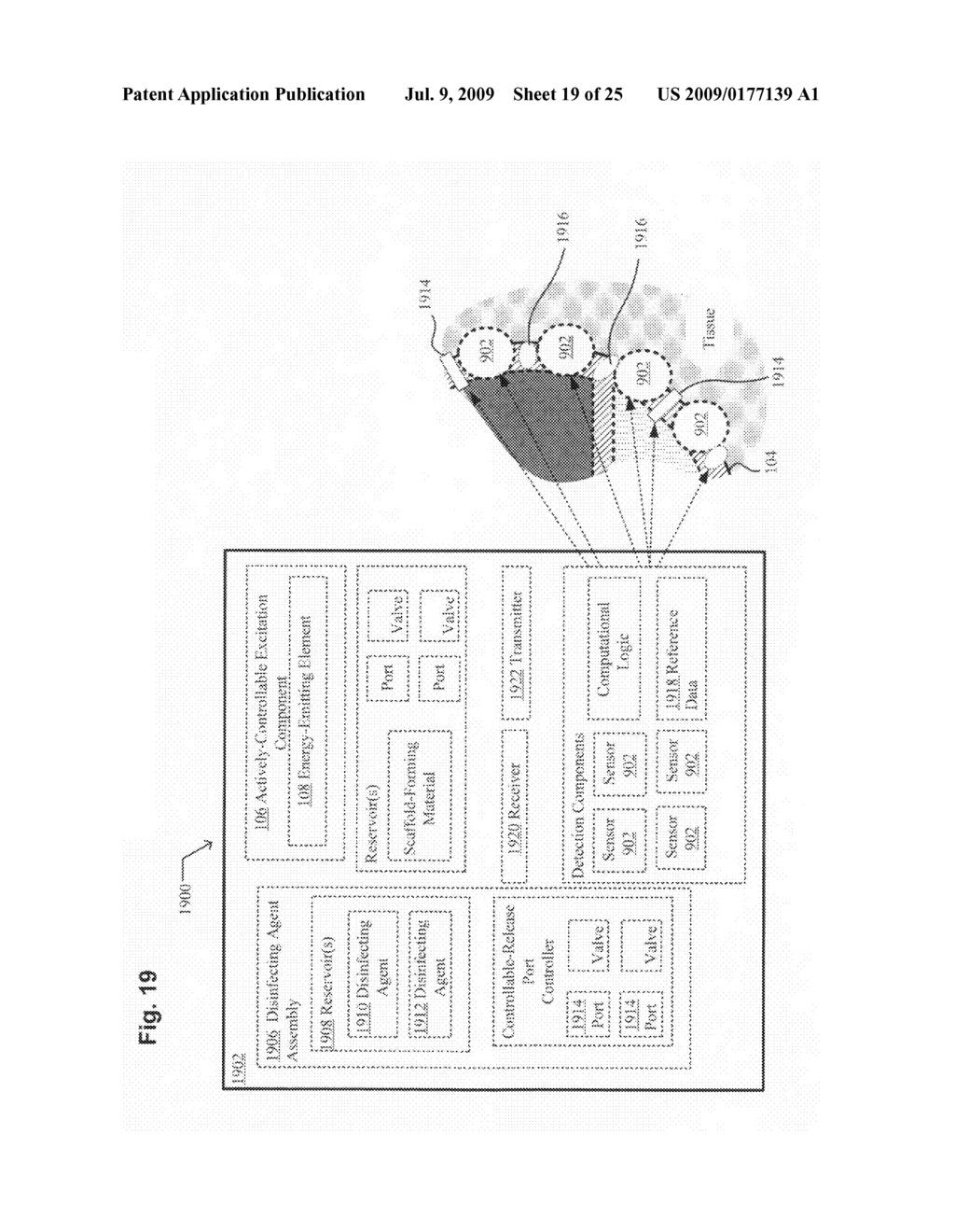 System, devices, and methods including actively-controllable electromagnetic energy-emitting delivery systems and energy-activateable disinfecting agents - diagram, schematic, and image 20