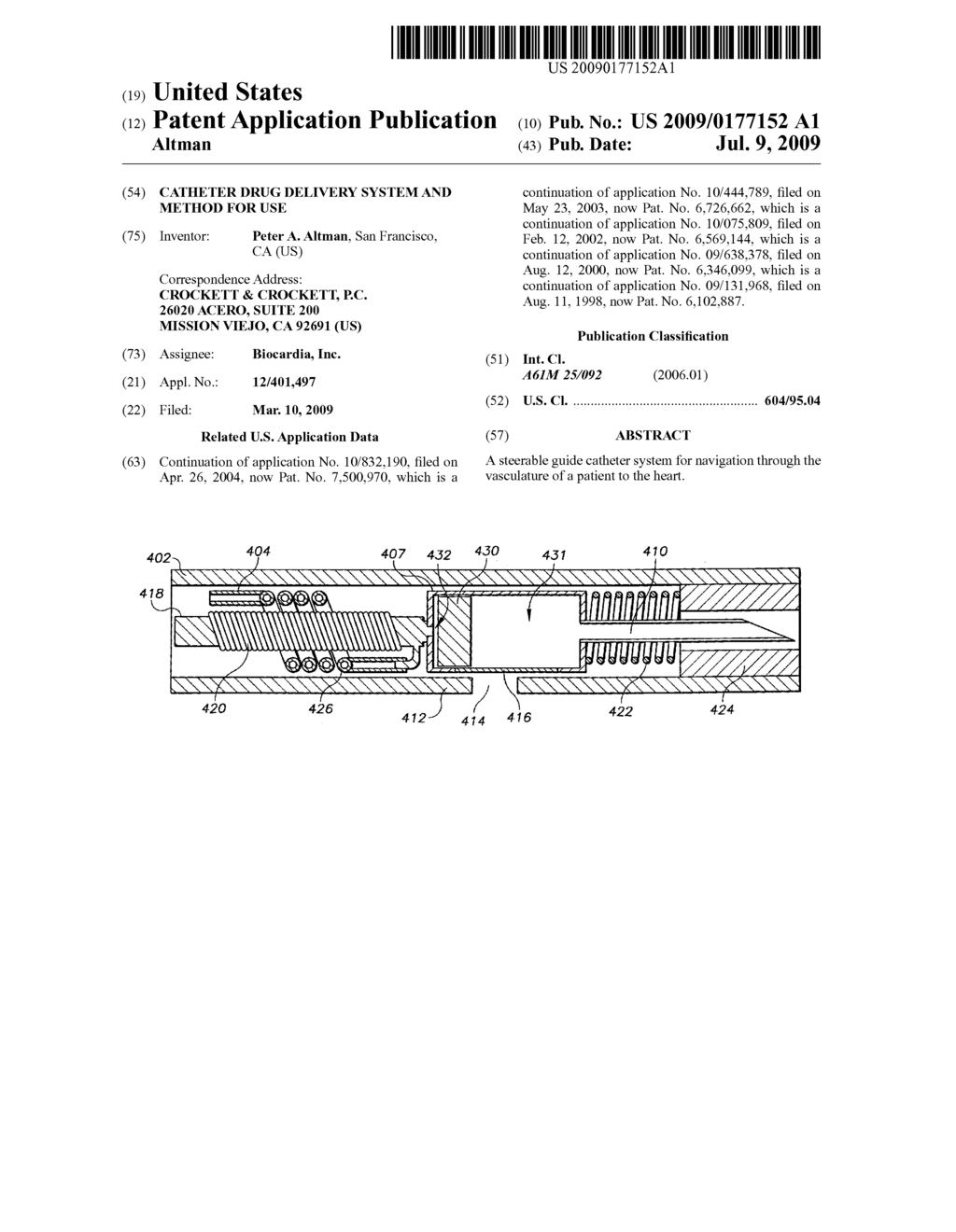 Catheter Drug Delivery System and Method for Use - diagram, schematic, and image 01