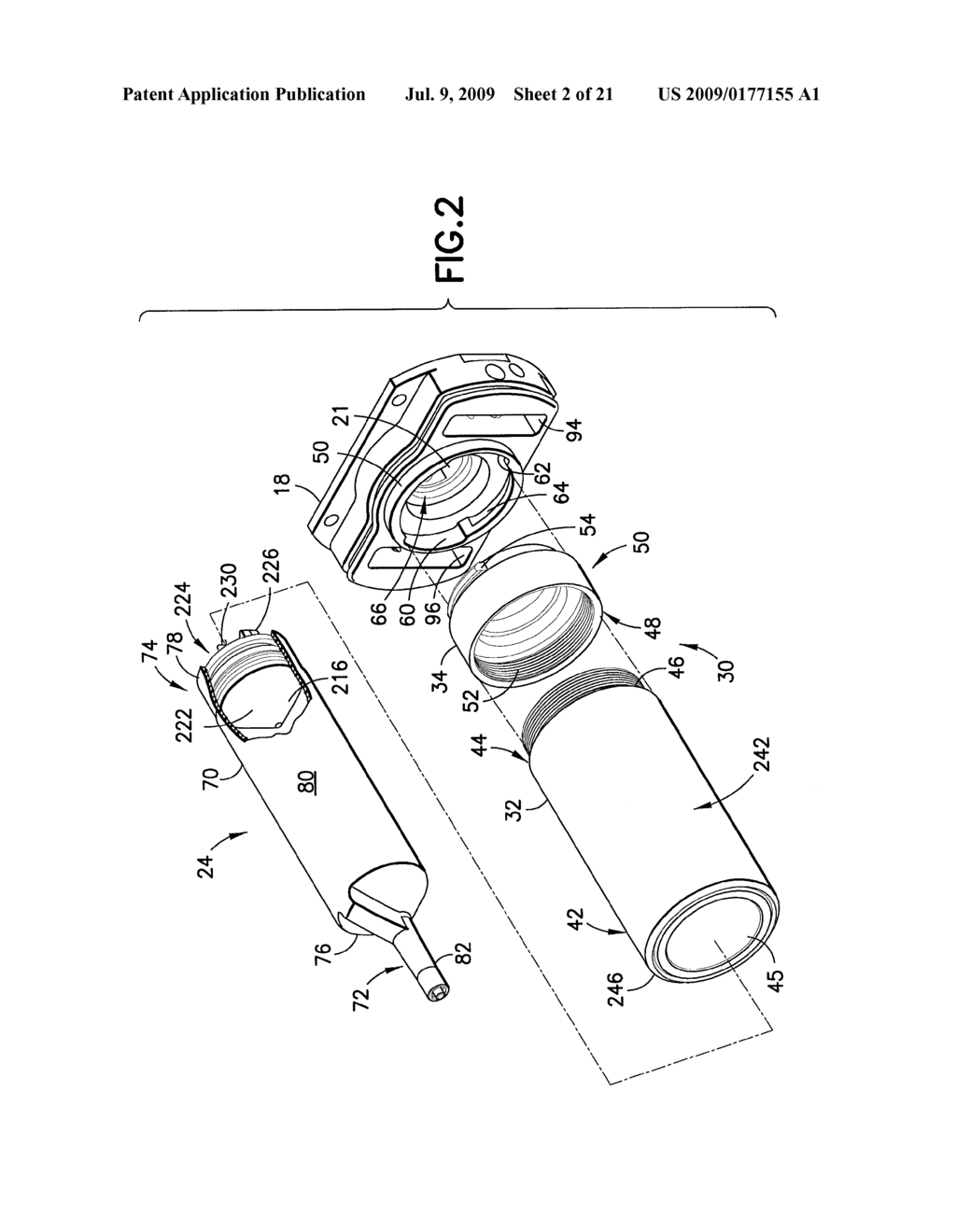 FLUID INJECTION SYSTEM AND PRESSURE JACKET ASSEMBLY WITH SYRINGE ILLUMINATION - diagram, schematic, and image 03