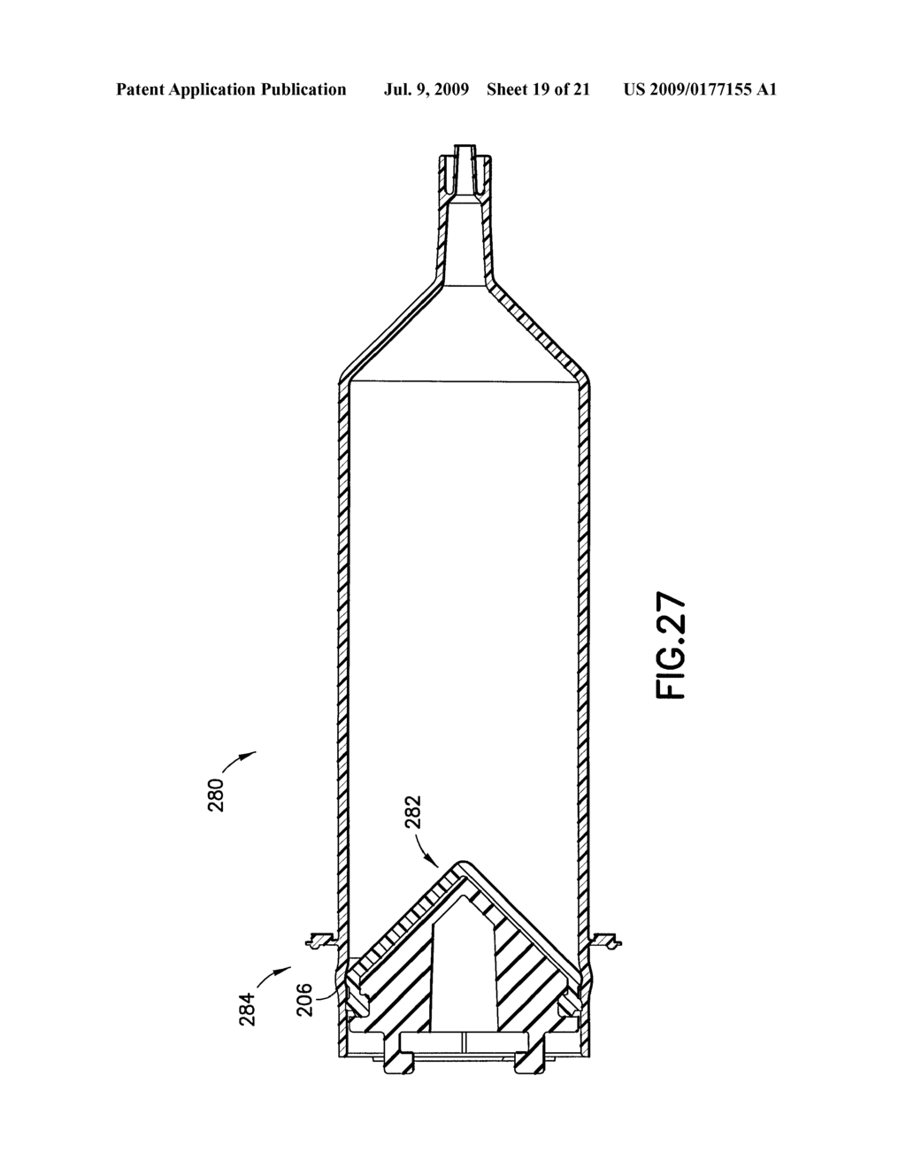 FLUID INJECTION SYSTEM AND PRESSURE JACKET ASSEMBLY WITH SYRINGE ILLUMINATION - diagram, schematic, and image 20