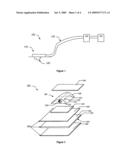 Low-profile reduced pressure treatment system diagram and image