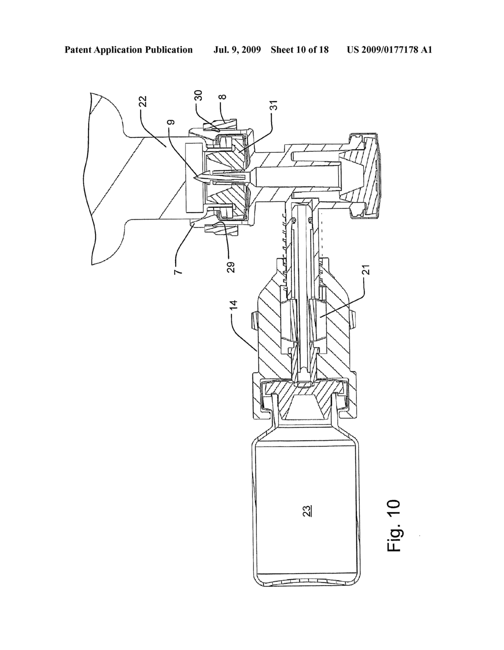 CONNECTOR DEVICE AND METHOD FOR STERILE MIXING - diagram, schematic, and image 11