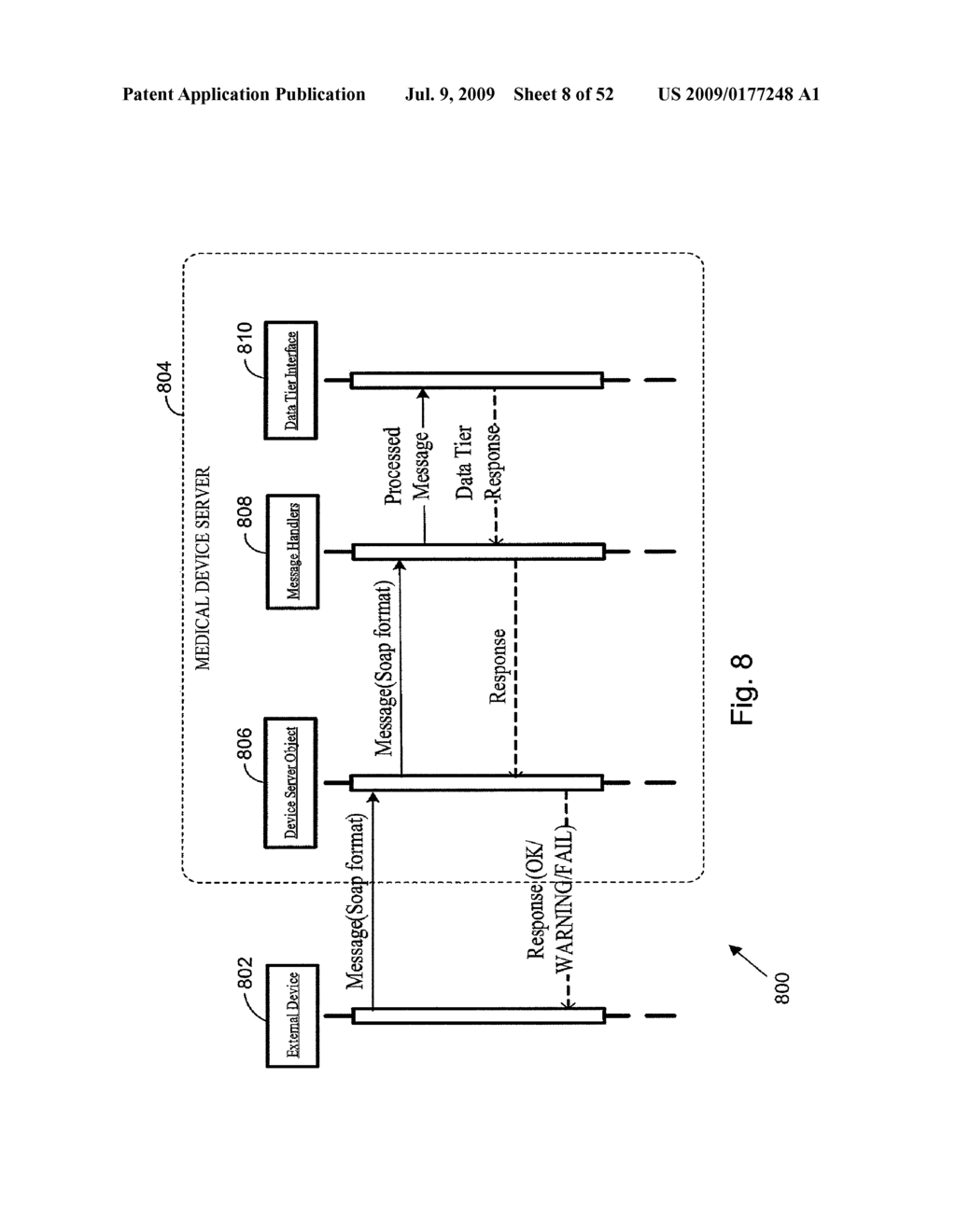 Synchronizing Clocks on a Medical Device and Server - diagram, schematic, and image 09