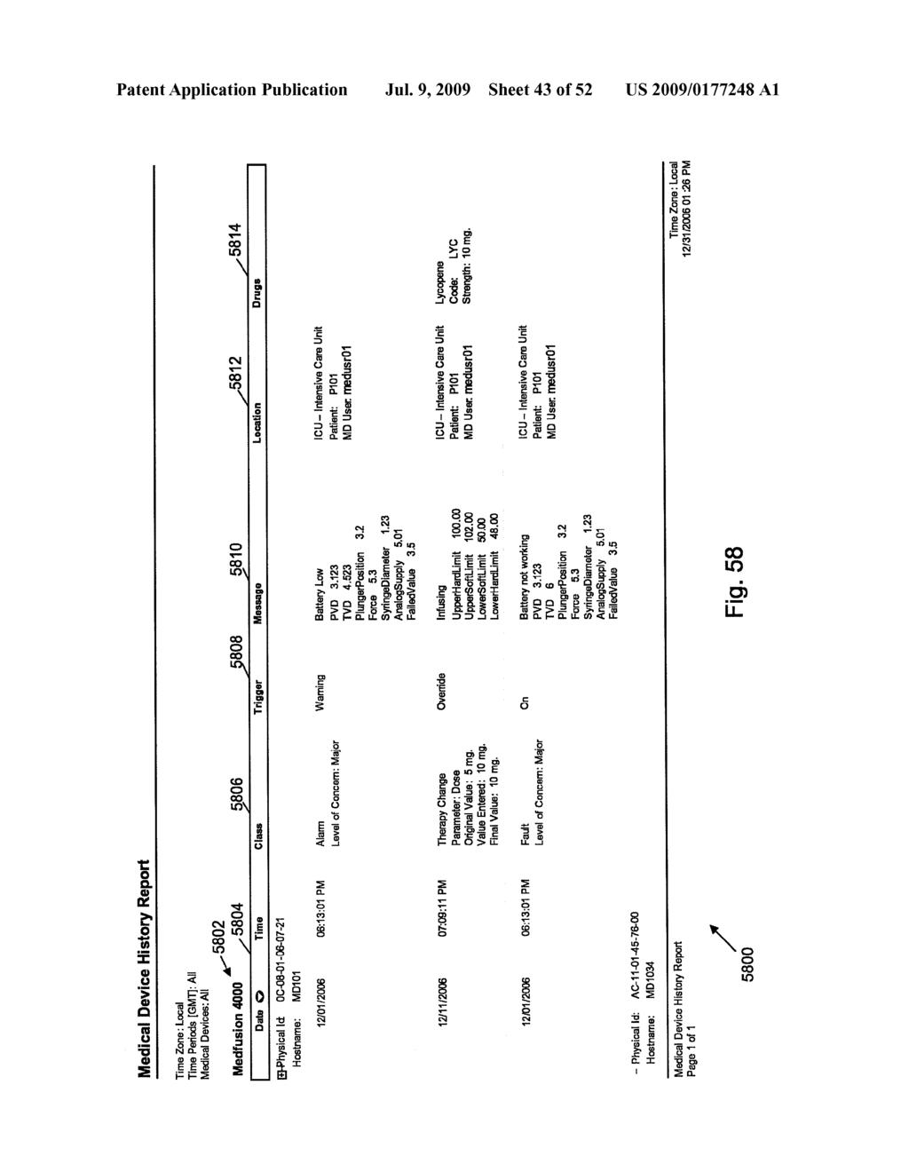 Synchronizing Clocks on a Medical Device and Server - diagram, schematic, and image 44