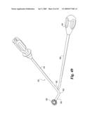 Devices and techniques for a posterior lateral disc space approach diagram and image