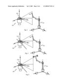 Method, System and Computer Program Product for Locating a Measuring Device and for Measuring Large Objects diagram and image