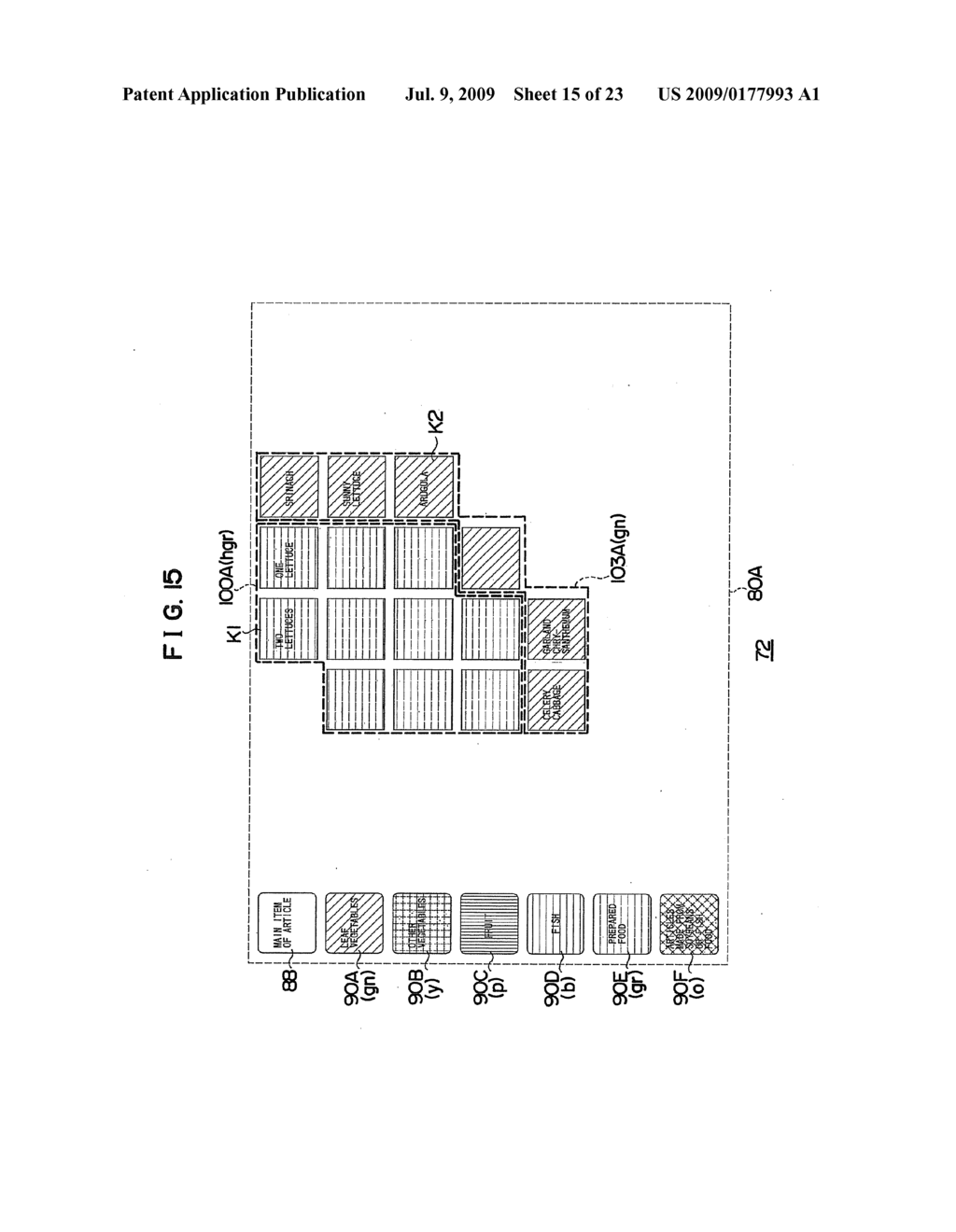 INPUT OF INFORMATION USING A PLURALITY OF SCREENS IN COMBINATION WITH DISPLAY OF KEY WITH COLORS, DISPLAY OF INFORMATION AND SYSTEM USING THEM - diagram, schematic, and image 16