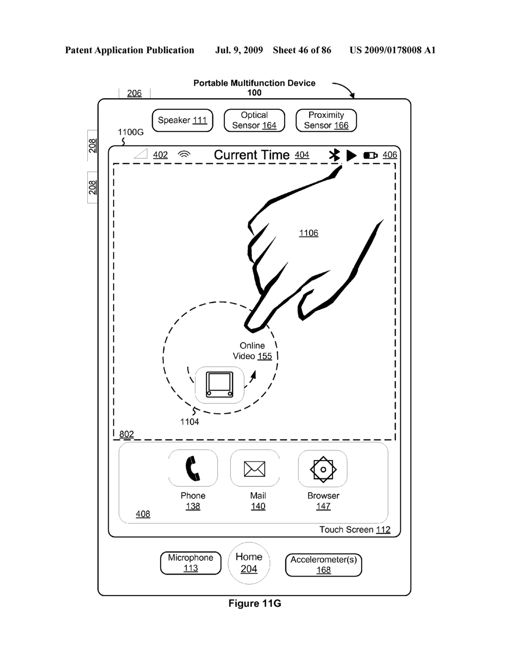 Portable Multifunction Device with Interface Reconfiguration Mode - diagram, schematic, and image 47