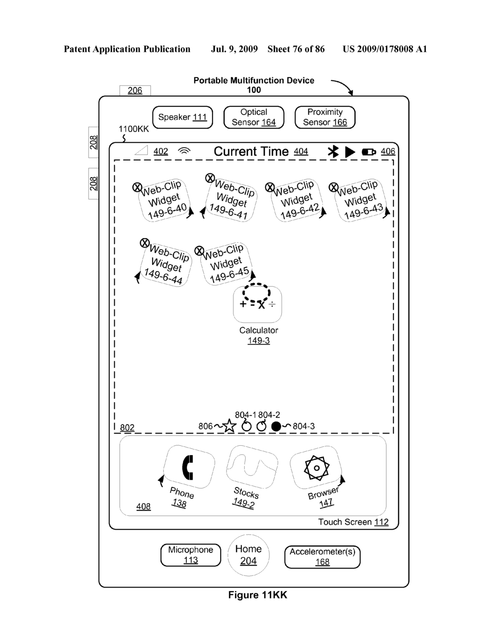 Portable Multifunction Device with Interface Reconfiguration Mode - diagram, schematic, and image 77