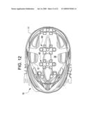 Sport helmet diagram and image