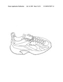 Shoelace holders diagram and image