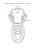 Shoelace holders diagram and image