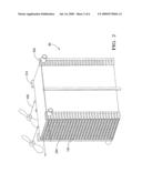 Evaporative heat exchanger for cooling a refrigerant diagram and image