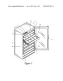 WINE COOLER WITH INTERNAL LIGHTING diagram and image