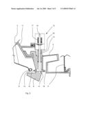 FRONT-LOADING DRUM-TYPE WASHING MACHINE HAVING A LAUNDRY DEFLECTOR diagram and image