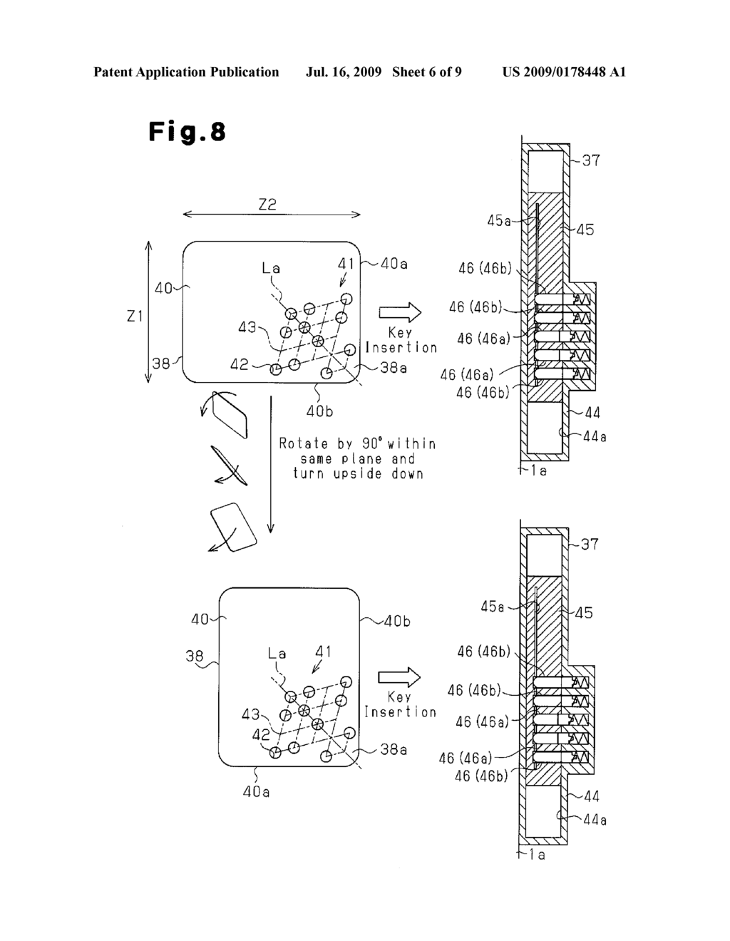 MECHANICAL KEY CODE VERIFICATION SYSTEM - diagram, schematic, and image 07