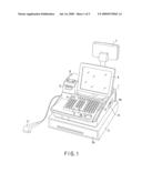 MERCHANDISE SALES PROCESSING APPARATUS diagram and image