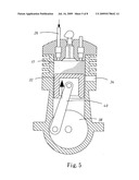 Heat energy recycling device for an engine and two-stroke engine using the same diagram and image