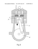 Heat energy recycling device for an engine and two-stroke engine using the same diagram and image