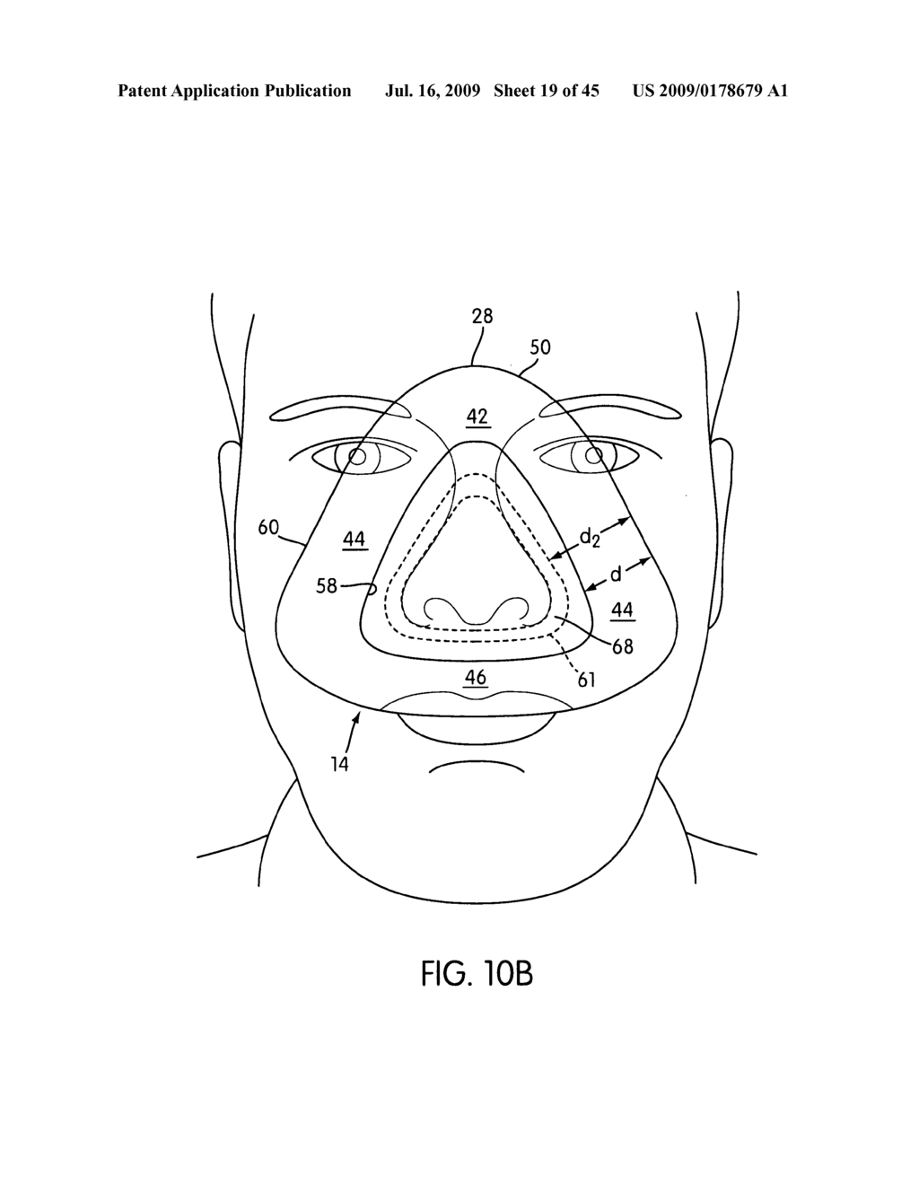 Cushion for a respiratory mask assembly - diagram, schematic, and image 20