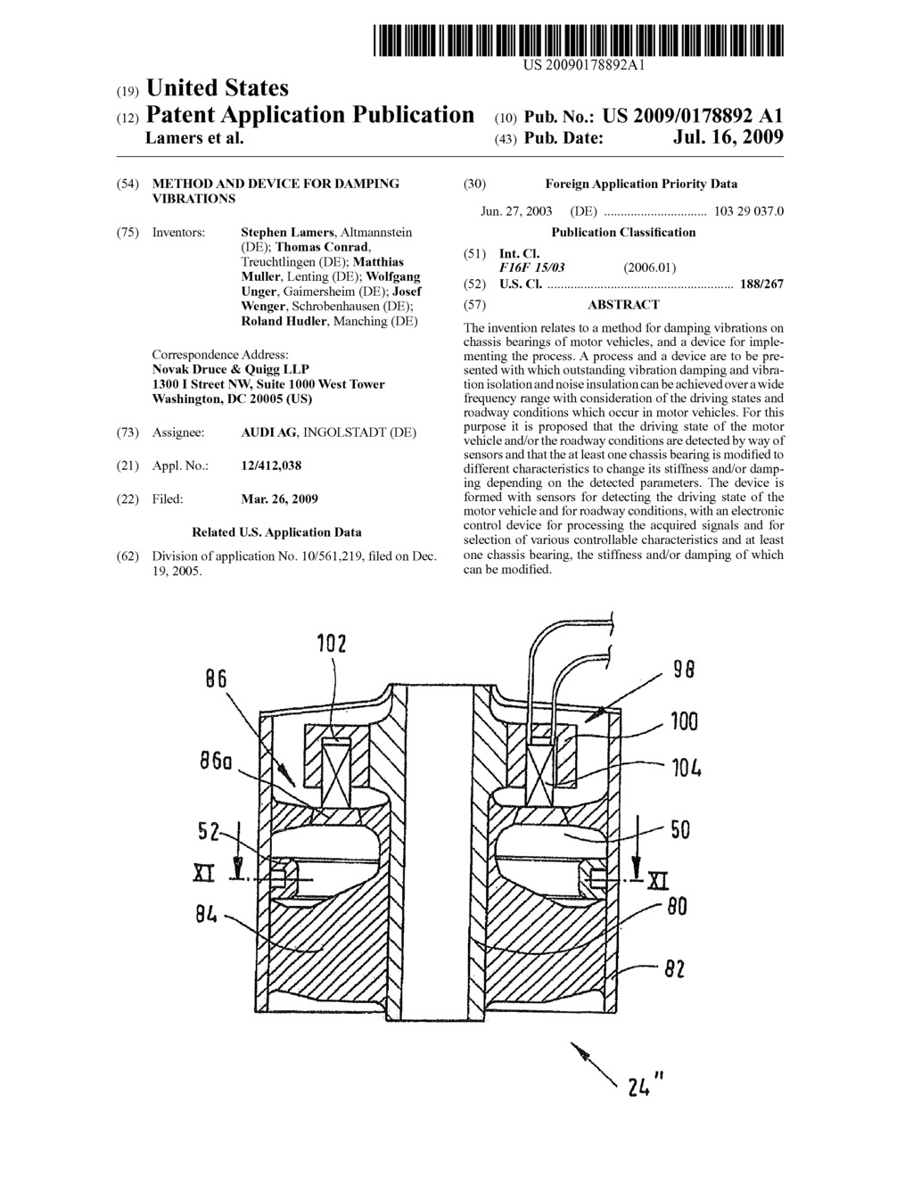 Method and Device for Damping Vibrations - diagram, schematic, and image 01