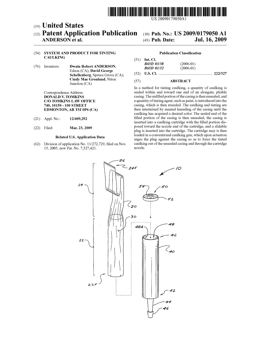 SYSTEM AND PRODUCT FOR TINTING CAULKING - diagram, schematic, and image 01