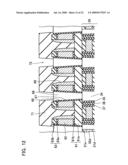 NON-VOLATILE SEMICONDUCTOR MEMORY DEVICE AND METHOD OF MANUFACTURING THE SAME diagram and image