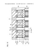 NON-VOLATILE SEMICONDUCTOR MEMORY DEVICE AND METHOD OF MANUFACTURING THE SAME diagram and image